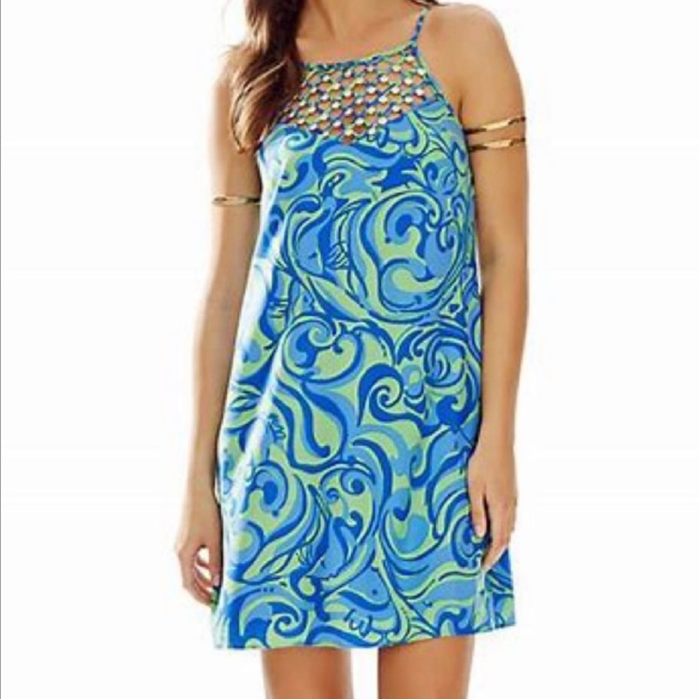 In search for Lilly Pulitzer size large Reecy dress canopy green I’m no angel